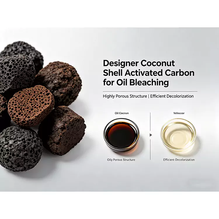 Αποχρωματισμός Βρώσιμων Ελαίων Coconut Shell Carbon